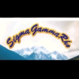 Sigma Gamma Rho Sorority rocker patch blue 13.2 Tall